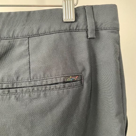 Greg Norman Lightweight Quick Dry Flat Front Golf Shorts, Navy Blue, Size 36 - Picture 4 of 5